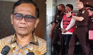 Menkopolhukam Mahfud MD ditunjuk Presiden Jokowi sebagai sebagai Plt Menkominfo seiring Jhonny G Plate terjerat kasus dugaan korupsi. Kolase foto Instagram/@mohmahfudmd dan ANTARA/Lalily Rahmawaty.