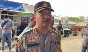 Kapolresta Bandung Kombes Pol Kusworo Wibowo saat memberikan penjelasan mengenai hari buruh.