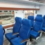 PT Kereta Api Indonesia (KAI) resmi telah mengganti kursi tegak pada kereta api kelas ekonomi menjadi kursi yang lebih nyaman. Twitter/@fajarnugros.