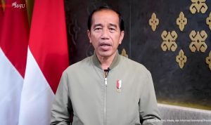 Presiden Joko Widodo atau Jokowi menyoroti peran Timnas Indonesia U-22 di event SEA Games 2023 dan optimis Garuda Muda akan menang. Tangkapan Layar YouTube/Sekretariat Presiden.