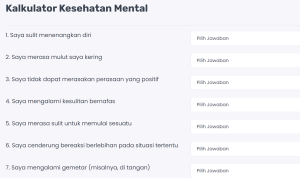 kalkulator kesehatan mental
