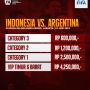 Cepat Cek! Link Beli Tiket Indonesia vs Argentina di Stadion GBK Jakarta Sudah Bisa Dipesan! link beli tiket indonesia vs argentina