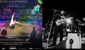 Viral di Twitter diduga ada kasus penipuan tiket konser Coldplay di jakarta yang merugikan pembeli hingga Rp50 juta. Kolase foto Instagram/@temgmt dan @coldplay.