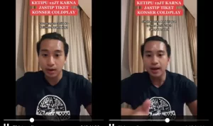 Viral pengakuan korbaan penipuan tiket konser Coldplay Jakarta baru-baru ini beredar di sejumlah platform media sosial. Tangkap layar Twitter/@sosmedkeras.