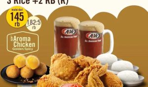 Paket Lengkap Dari Menu Promo SUPER DEALS A&W Berikut Ini! Paket Lengkap Dari Menu Promo SUPER DEALS A&W Berikut Ini!