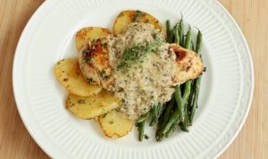 Simpel & Praktis! Resep Grilled Chicken With Mushroom Sauce