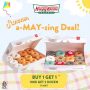 Promo Buy 1 Get 1 Krispy Kreme Doughnuts!