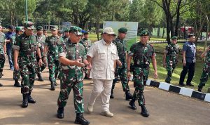 Menhan RI Prabowo Janji Berikan Semua Keperluan Prajurit TNI