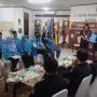 DPD Partai Gelora Indonesia Kota Bogor saat menyerahkan berkas pendaftaran Bacaleg-nya di Kantor KPU Kota Bogor. (Yudha Prananda / Jabar Ekspres)