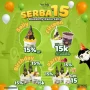 Promo HUT Sour Sally Ke-15, Ayo Nikmati Serba 15 Ini!