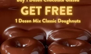 Promo Krispy Kreme Buy 1 Get 1 Free, Beli Sekarang Juga!