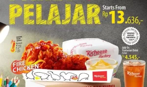 Promo PAKET PELAJAR di Richeese Factory, Mulai Dari 13 Ribu!