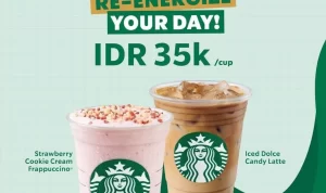 Promo STARBUCKS, Nikmati Minuman Favorit Cuma 35 Ribu! Promo STARBUCKS, Nikmati Minuman Favorit Cuma 35 Ribu!