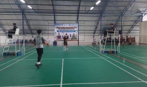 Pelaksanaan seleksi O2SN Cabor Bulu Tangkis tingkat Kabupaten Sumedang di SMA Al Masoem sebagai tuan rumah. / Dok Jabar Ekspres
