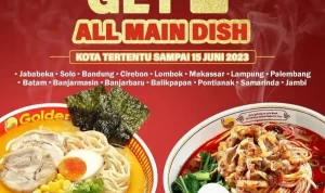 Promo Golden Lamian Buy 1 Get 1 All Main Dish, Klaim Sekarang! Promo Golden Lamian Buy 1 Get 1 All Main Dish, Klaim Sekarang!