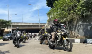 Komunitas CB150X Ikut Kegiatan Halal Bi Halal Bersama Mario Iroth