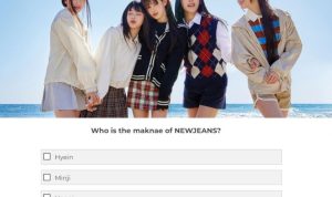 Ilustrasi Link Kuis NewJeans