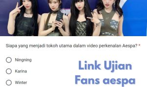 Link Ujian MY (Fans aespa) Google Form