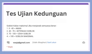 LINK Tes Ujian Kedunguan, Apakah Kebodohan Kamu Sudah Tidak Tertolong?