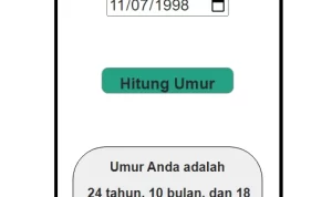 Kalkulator Tanggal Lahir viral