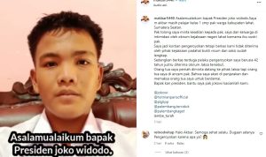 Tangkapan layar video pelajar dilahat yang minta keadilan pada Presiden Jokowi. (instagram @Makbar5440)