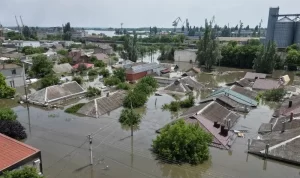 Jepang Bakal Bantu Ukraina Setelah Ledakan Bendungan Kakhovka (REUTERS/Vladyslav Smilianets/tm (REUTERS/STRINGER))