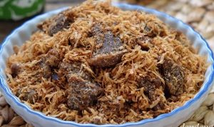 Rekomendasi menu Idul Adha Dendeng Serundeng yang praktis dan enak.