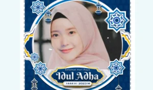 Salah satu twibbon hari Raya Idul Adha yang estetik dan menarik.