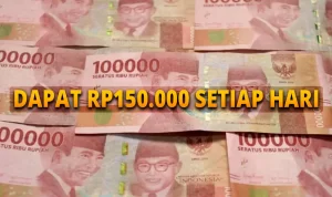 Rahasia Cara Dapat Uang Rp150.000 Tiap Hari dari Internet Modal Hp!