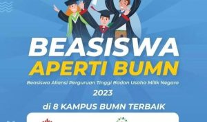 Beasiswa Aperti BUMN 2023 di Buka, Syarat dan Alur Pendaftaran