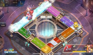 Serunya main game online monopoli di HP android.