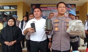 Tanam Ganja di Tengah Hutan, Dua Tersangka Dibekuk Satreskim Polresta Bandung warga Kabupaten Bandung AH dan UT nekat menjadi pengedar narkoba jenis ganja dengan cara menanam di dalam pot di tengah hutan
