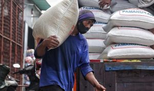 DISTRIBUSI BERAS: Produksi beras selalu surplus namun harga beras naik terus, terlebih datangnya fenomena El Nino yang dinilai akan memberburuk ekonomi lokal Kota Bandung apabila tidak dilakukan antisipasi.