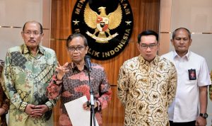 Berdasarkan laporan Tim Investigasi ada dugaan tindak pidana di Pondok Pesantren Al Zaitun, Menkopolhukam Mahfud MD akan tindaklajuti