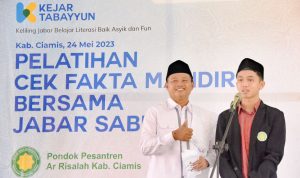 Cegah Sisi Negatif Dunia Digital, Santri di Ciamis Dapat Wawasan Cek Fakta Mandiri