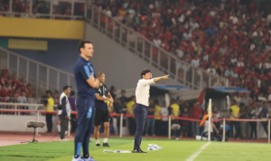 Instruksi: STY berikan arahan saat laga Indonesia melawan Argentina.