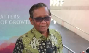 Dugaan pungli di rutan KPK disoroti oleh Menteri Koordinator Bidang Politik, Hukum dan Keamanan (Menko Polhukam) Mahfud MD. ANTARA/Rangga Pandu Asmara Jingga.