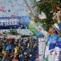 Para pesepeda antusias mengikuti kegiatan Cycling de Jabar tahun 2022 lalu.