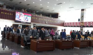 Komisi I DPRD Kota Bogor menggelar rapat kerja dengan dinas terkait saat melakukan pembahasan LKPJ Wali Kota Bogor tahun anggaran 2022 / Istimewa