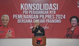 Ganjar Pranowo sejak diusung PDIP sebagai bakal Capres di Pemilu 2024 disoroti Analis politik Ipsos Public Affairs Arif Nurul Iman. ANTARA/M Risyal Hidayat.