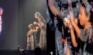 Foto Gewa Anak Glenn Fredly Akhirnya Diungkap Sang Ibu di Instagram, Warganet: Manis Sekali Gewa Anak Glenn Fredly Saat acara Glenn Fredly 25 Years Of Music/ Kolase TikTok @erdda.id
