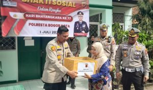 Sambut Hari Bhayangkara ke-77, Polresta Bogor Intervensi Sarpras Sekolah