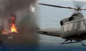Hasil Investigasi, Ini Penyebab Helikopter Jatuh di Kebun Teh Ciwidey Helikopter jatuh milik TNI AD di Kebun Teh Ciwidey, Rancabali, Kabupaten Bandung, Minggu 28 Mei 2023. (ILUSTRASI)