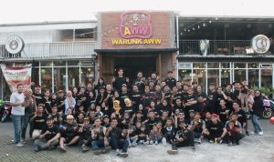 Honda BeAT Riders Club (HBRC) Bandung rayakan Anniversary 14th & Family Gathering di Taman Kopo Indah (TKI) II Bandung, Minggu, 18 Juni 2023.