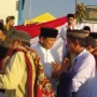 Menhan Prabowo Subianto saat menyapa warga Cikalong Wetan, Kabupaten Bandung Barat. Kamis (28/23). Foto Jabarekspres