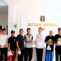 WBP Rutan Kelas I Kota Depok melaksanakan proses pemotongan hewan kurban. (dok Rutan Kelas I Kota Depok)