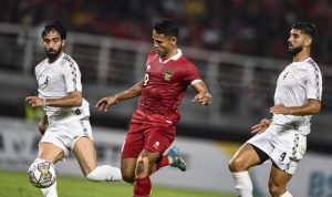 Pertandingan Sengit, Hasil Akhir Indonesia vs Palestina Imbang