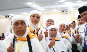 Medan Embarkation Clot 21 with 359 Hajj Candidates Leaves to Jeddah