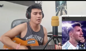 VIRAL! Aldi Taher Ciptakan Lagu untuk Lionel Messi Langsung di Notice FIFA