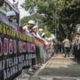 Inilah 7 tuntutan FPI soal polemik Ponpes Al Zaytun dan pimpinannya, Panji Gumilang kepada Kemenko Polhukam. ANTARA/Muhammad Adimaja.